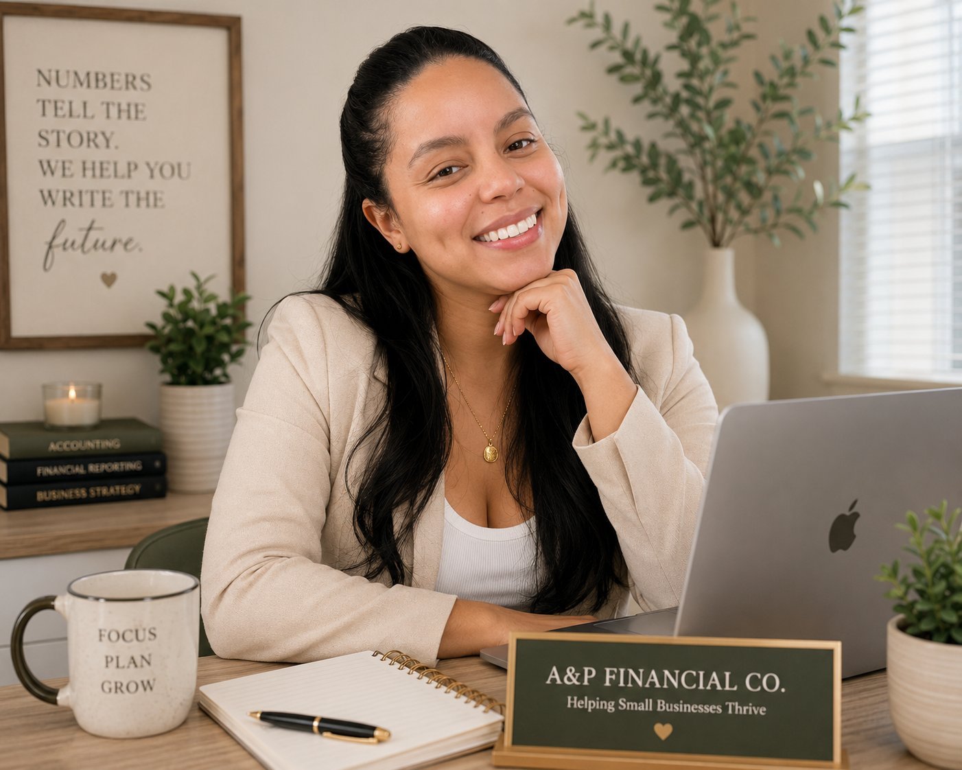 Estefanny Ayala, founder of A&P Financial Co.